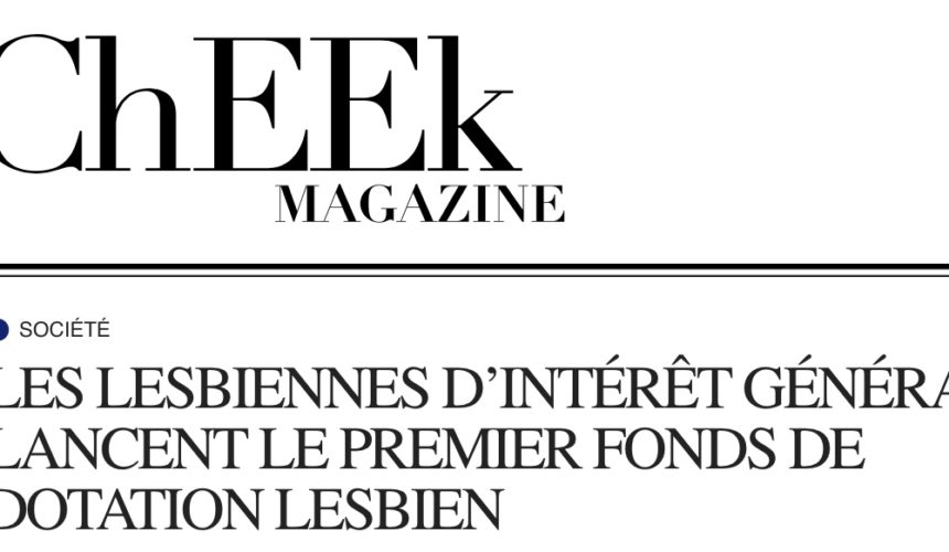 La LIG dans ChEEk Magazine