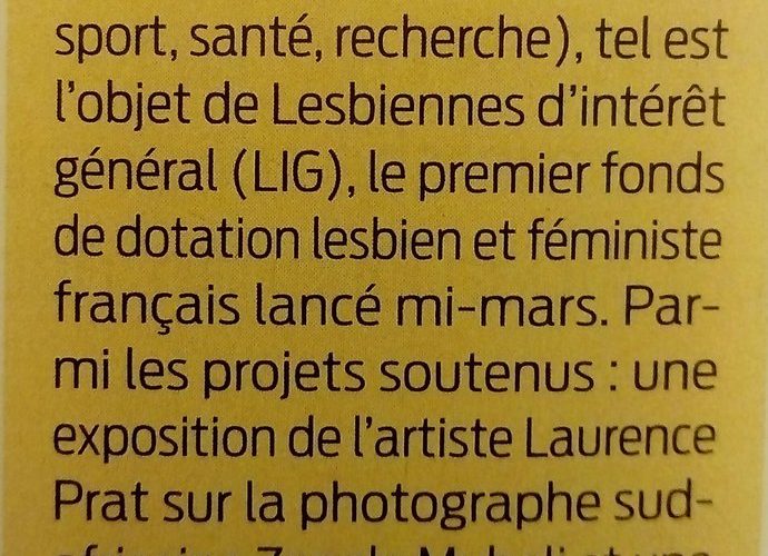 La LIG dans Alternatives Économiques