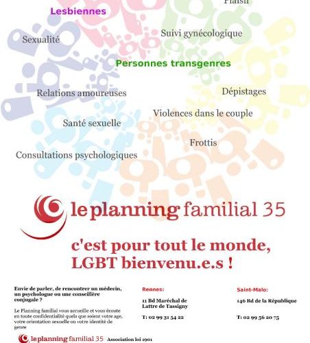 Le Planning familial 35 et la santé des lesbiennes Le Planning familial 35 et la santé des lesbiennes