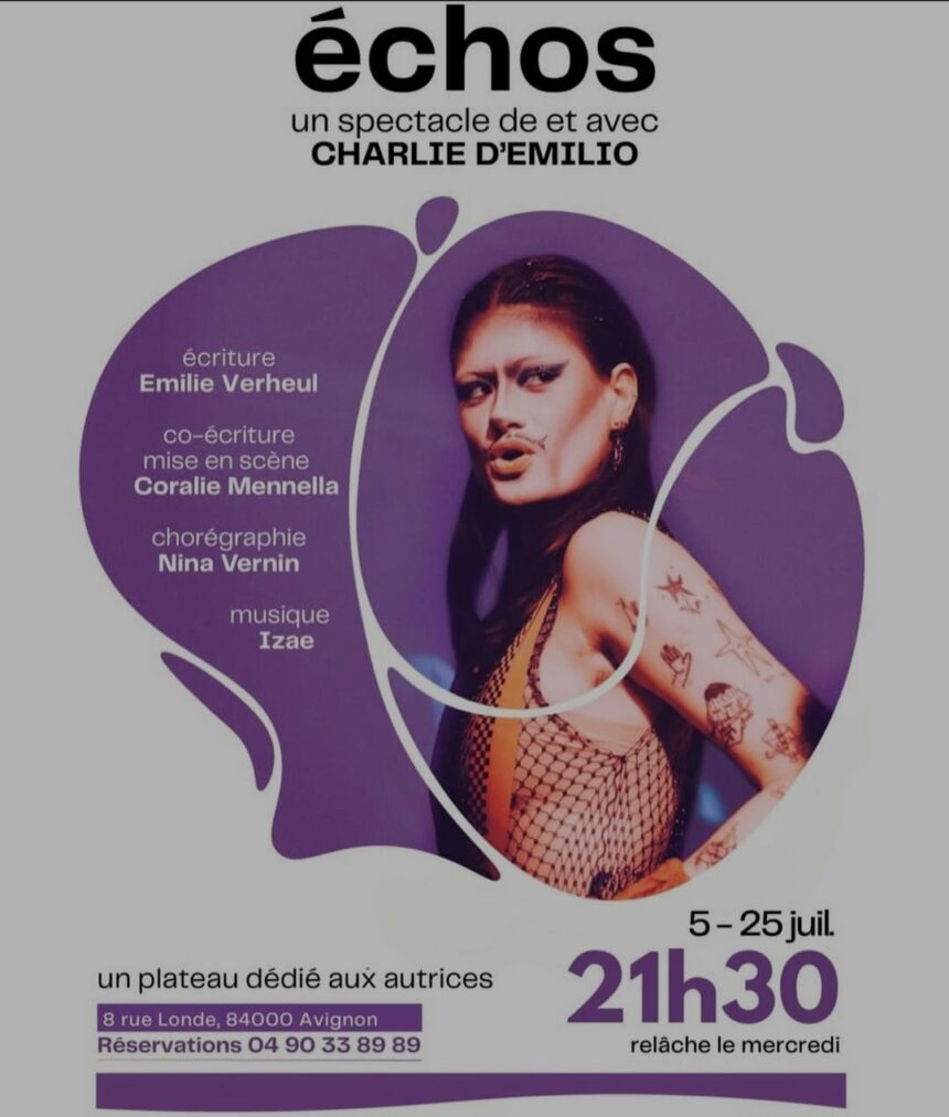Echo, un spetacle du Drag King Charlie d’Emilio Echo, un spetacle du Drag King Charlie d’Emilio